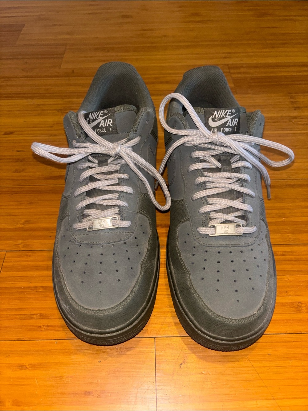 Nike Air Force 1 Low Men's Sneakers - olive green size 10